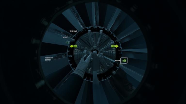 VR training simulation